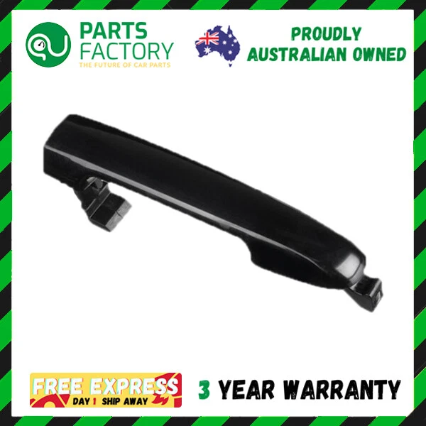 Manija de puerta exterior Hyundai Sonata en negro para sedán 2006-2010 ~ todos los lados Foto 1 de 4