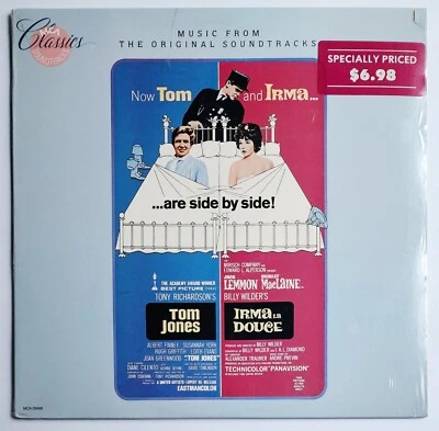 MUSIC FROM THE ORIGINAL SOUNDTRACKS: TOM JONES & IRMA LA DOUCE LP 1986 - Image 1 of 4