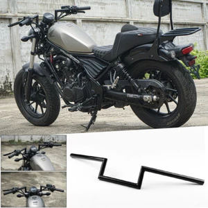 4 INCH STRETCH HANDLEBAR HANDLE BAR BLACK FOR Honda rebel cmx 300-500 2017-2024 - Picture 1 of 13