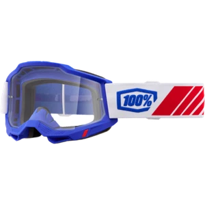 100-PERCENT ACCURI 2 GOGGLE KOLBY CLEAR LENS Pick Size - Picture 1 of 1