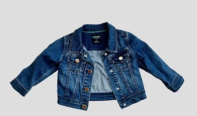 Oshkosh BGosh Jacket Girl 2T Toddler Denim Trucker Snap Front Youth Genuine Kids - Image 1 of 3