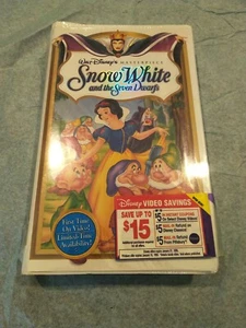 Snow White and The Seven Dwarfs 1524 Masterpiece Collection 1994 (VHS) Unopened - Picture 1 of 6