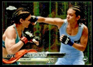 2018 Topps Chrome UFC #12 Nicco Montano RC Rookie Card from ALBUQUERQUE NM