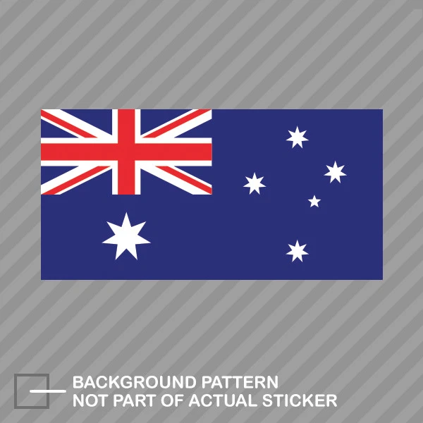 Australian Flag Sticker Decal Vinyl Aussie Australia - Image 1 of 1