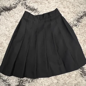 French Toast Girls 5 School Uniform Pleated Skirt Black Adjustable Waist - Picture 1 of 7