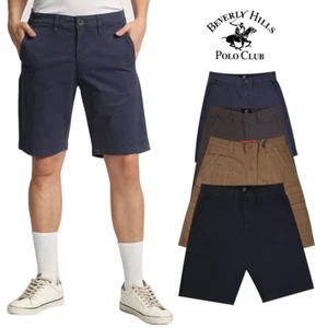 Pantalones cortos chinos polo Beverly Hills para hombre ropa de trabajo utilitaria para hombre tallas 30-38 PVP £30 - Imagen 1 de 29