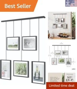 Customizable Multi-Photo Display in Black Metal – Ideal for Home and Gifts - Picture 1 of 12