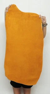 5-7 oz. GOLD BUFFALO BISON Leather Hide for Native Crafts Moccasins Pouches - Picture 1 of 2