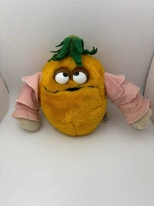 Disney Kitchen Kabaret Epcot Center Mr. Pineapple Plush Toy 1982 Vintage 8” - Picture 1 of 3