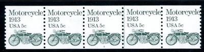 USA 1981 Transportation 5¢ Sc #1899 Plate Number Strip of 5 Plate #2 MNH L389 - Image 1 of 4