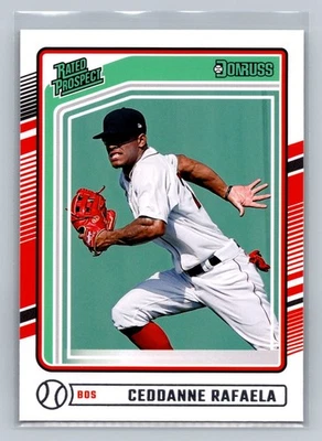 2024 Donruss #128 Ceddanne Rafaela Rookie - Image 1 of 2