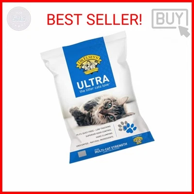 Ninhada de gato de argila aglomerada ultra sem perfume Dr. Elsey’s, bolsa de 18 lb - Imagem 1 de 2