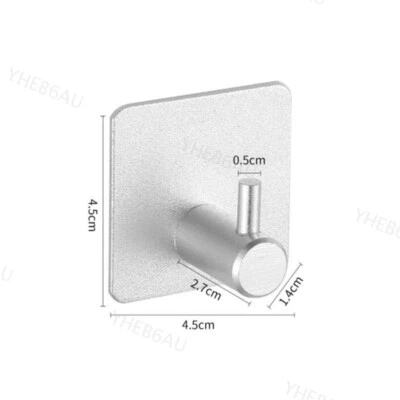 Toalla de cocina autoadhesiva para el hogar colgador de pared toalla gancho para puerta estante para llaves 9H Foto 1 de 4