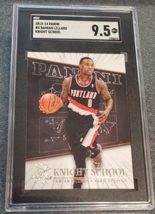 2013-2014 Panini Knight School Damian Lillard SGC 9.5 Blazers #4