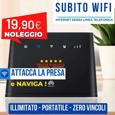 ROUTER WIFI con SIM , metti in corrente e navighi Senza vincoli, portatile ! - Immagine 1 di 4