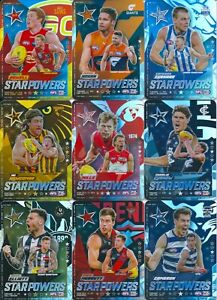 2023 afl teamcoach star powers team card you choose your card (codes unused)