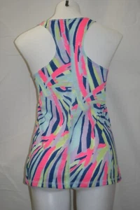 Lilly Pulitzer Anisa Sea Dreamin Luxletic Racerback Tank Top Size XS #25224 - Picture 1 of 9