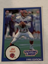 1990 Kenner Starting Lineup Card Jim Kelly Buffalo Bills