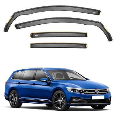 ISPEED Wind Deflectors for VW Passat B8 2015-2022 5-Door Estate 4pc Set Visors - Image 1 of 4