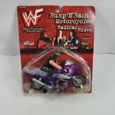 Used 1998 Bump 'N Bash Motorcycles Radical Rides Undertaker WWE WWF.      160 Cover