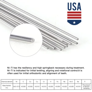 AZDENT Dental Orthodontic Super Elastic Niti Round Arch Wires Ovoid Form - Picture 1 of 44