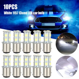 10PCS 6000K White 1157 Bay15d 13-SMD LED Car Truck Tail Brake Stop Light Bulb - Picture 1 of 9