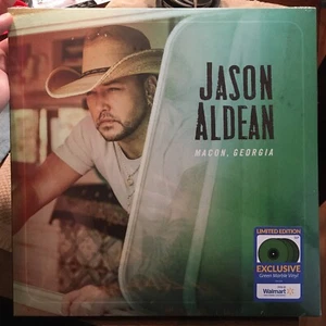 JASON ALDEAN - MACON, GEORGIA - LIMITED EDITION EXCLUSIVE 3LP Green Marble Vinyl - Picture 1 of 2