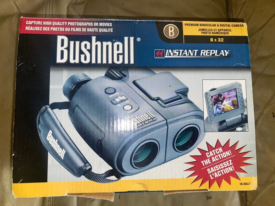 Bushnell Instant Replay 18-0832 Binoculars & Digital Camera - Image 1 of 4