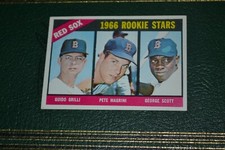 1966 GEORGE SCOTT TOPPS ROOKIE RC CARD #558 RED SOX EX-MT HIGH NUMBER CENTERED