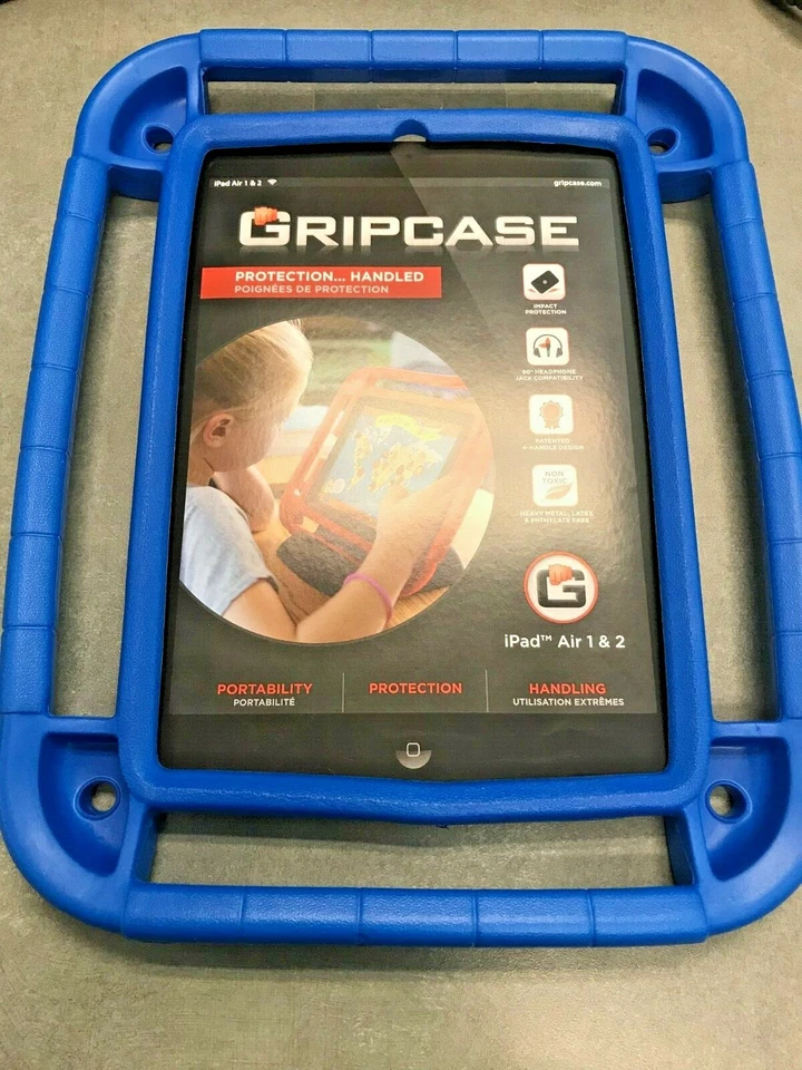 Gripcase SHIELD Carrying Case for iPad Air 1 & 2 - Blue - Image 1 of 1