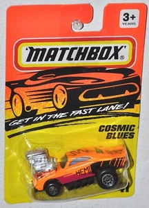 Matchbox 1994 Fast Lane #41 HEMI Cosmic Blues MOC VHTF Tyco toys MB082 - Picture 1 of 2