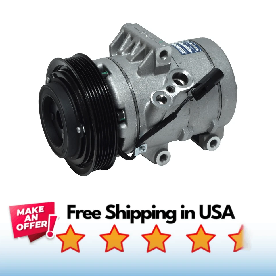 压缩机 A/C Fit 福特 Fusion 2006 - 2007,水星米兰 2006 - 2007 — 第 1/1 张图片