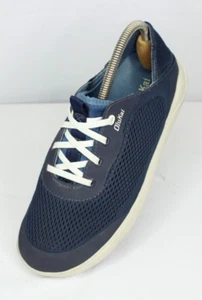 Olukai Moku Pae Zapatos Tenis Para Hombre 7 Azul Marino Malla Sin Cordones Transpirable Barco - Imagen 1 de 14