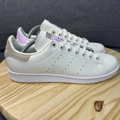 Adidas Stan Smith Classic Comfy Casual Shoe Beige/Pink Women's Size 11 - NEW - Image 1 of 4