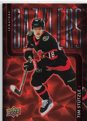 2025-26 Upper Deck Series 1  ORANGE DAZZLERS  Tim Stutzle  SP - Image 1 of 2