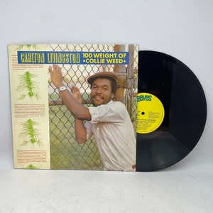 Carlton Livingston ‎100 Weight Of Collie Weed Vinyl LP UK 1984 Press VG+/VG+ - Picture 1 of 2