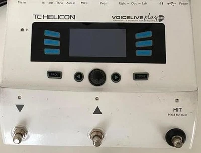 TC-Helicon VoiceLive Play GTX Vocal & Guitar Effects Pedal Effector White - Image 1 of 4