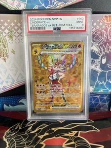 Cinderace ex 163 Sv: Scarlet & Violet Promo Cards Holo PSA 9 - Picture 1 of 2