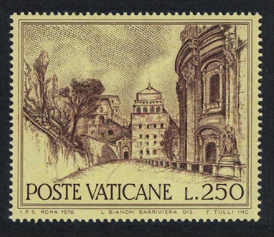 Borgia Tower Sistine Chapel 250L Vatican 1976 MNH SG#669 - Image 1 of 1