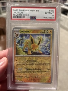 Jolteon 135/165 Sv: Scarlet & Violet 151 Reverse Holo PSA 10 - Bild 1 von 2