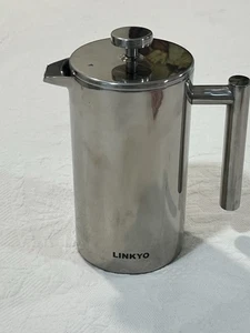 Cafetera de prensa francesa LINKYO 32 oz - diseño de doble pared de acero inoxidable - Imagen 1 de 10