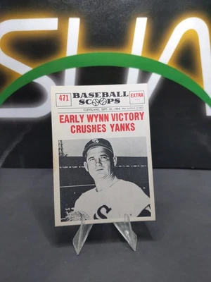 1961 Nu-Cards Baseball Scoops - Early Wynn #471 - Image 1 of 2