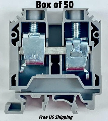 Altech CTS35U 35mm Feed Through Screw Clamp Terminal Block Box of 50 - Image 1 of 4
