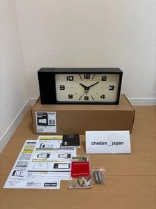 Brand new Dulton Double Face Clock Rectangle Black H21-0362BK - Picture 1 of 11