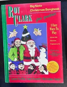 Roy Clark Big Note Christmas Song Book for Guitar - Picture 1 of 3