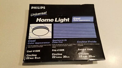 PHILIPS UNIVERSAL HOME LIGHT 22 WATT 807558 LIGHT BULB LAMP 12" COOL COLOR (NEW) - Image 1 of 4