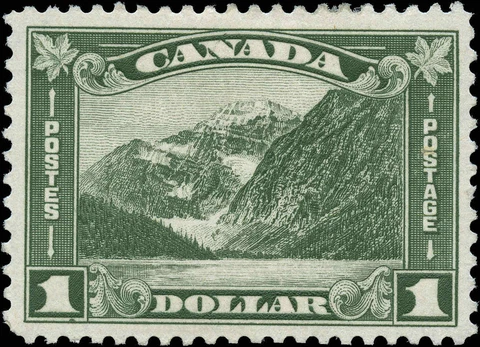 Canada Mint H VF $1.00 Scott #177 1930 King George V Arch/Leaf Stamp Cover