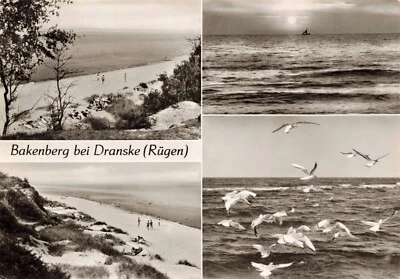 Bakenberg bei Drasnke - Insel Rügen,  -  DDR, Postkarte, ungelaufen 1971 - Bild 1 von 2