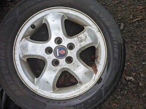 1999 2000 2001 2002 2003 SAAB 9-3 9-5 16" SILVER ALUMINUM WHEEL RIM 4687257 - Picture 1 of 1