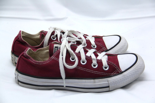 Scarpe Converse Chuck Taylor All Star Ox donna 6 rosso marrone bianco M9691